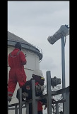 Construction of  electrical panel and installing Security Light